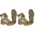 Oryginalne niemieckie wojskowe buty taktyczne Wodoodporne Khaki Ruble Round Sole Nowa