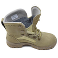 Oryginalne niemieckie wojskowe buty taktyczne Wodoodporne Khaki Ruble Round Sole Nowa