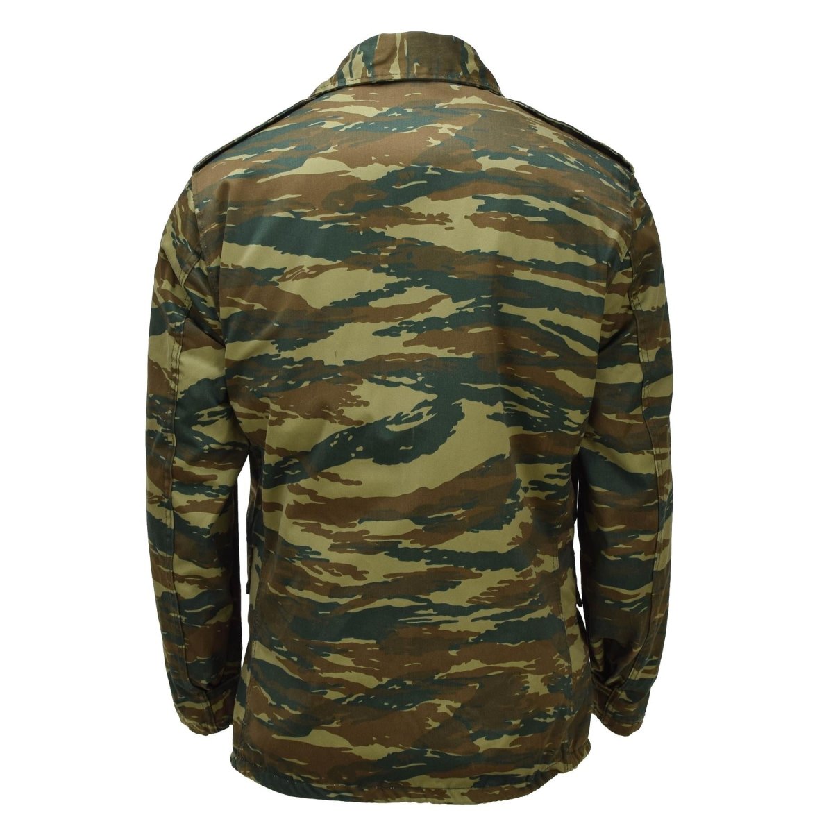 Oryginalna grecka kurtka wojskowa M65 z odpinaną podpinką Army Issue Lizard Camo