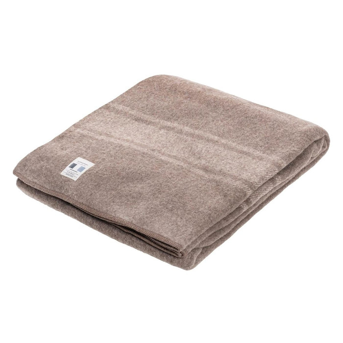 Oryginalny włoski kocyk wojskowy wełniany 200x155cm Outdoor Camping brązowy - GoMilitar