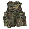 Oryginalna kamizelka taktyczna NATO Woodland Camuflage Multi Pockets Army Nowa