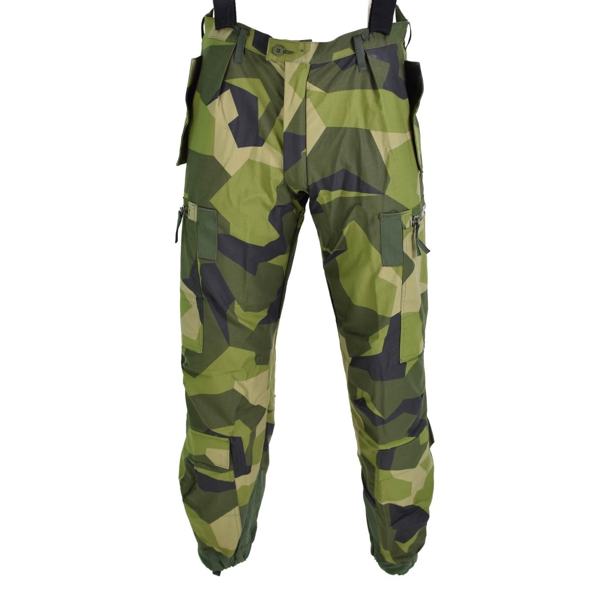 Oryginalne szwedzkie spodnie termiczne cysterny M90 Splinter Camouflage BDU spodnie nowe