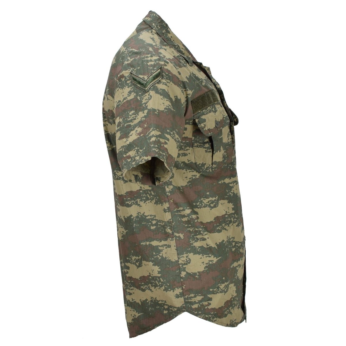 Oryginalne tureckie koszule terenowe armii trwałe Ripstop Camo z krótkim rękawem