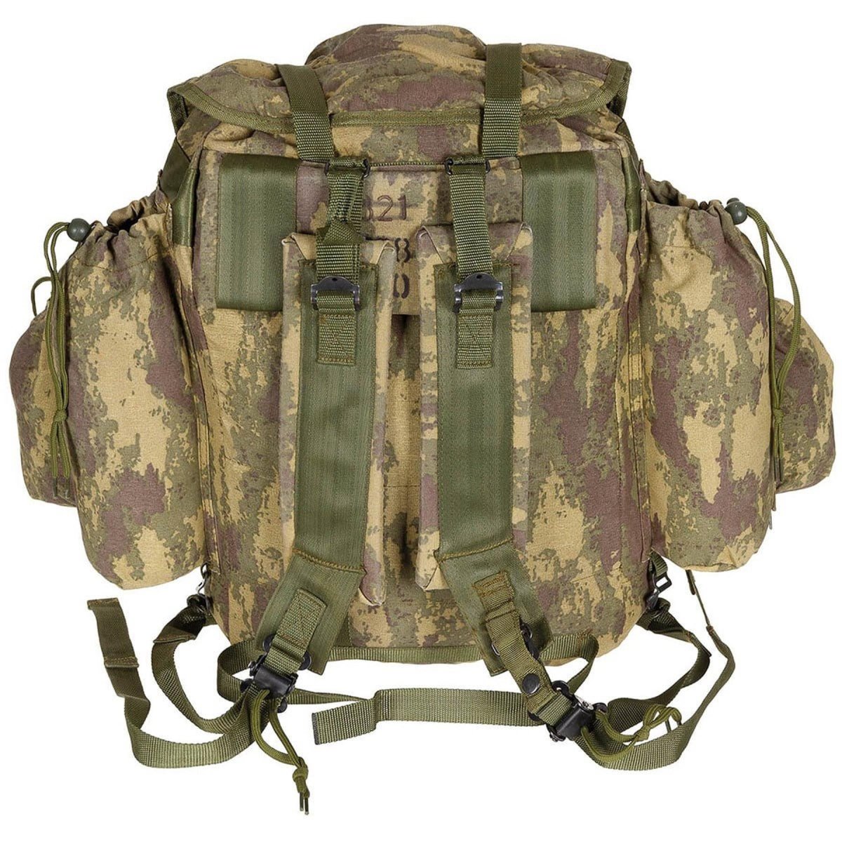 Oryginalny Turecki Plecak Wojskowy 40L z Regulowanymi Ramiączkami M2008 Camo