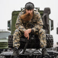Oryginalna turecka parka wojskowa w cyfrowym kamuflażu z trwałą podszewką taktyczną ripstop