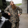 Oryginalna turecka parka wojskowa w cyfrowym kamuflażu z trwałą podszewką taktyczną ripstop