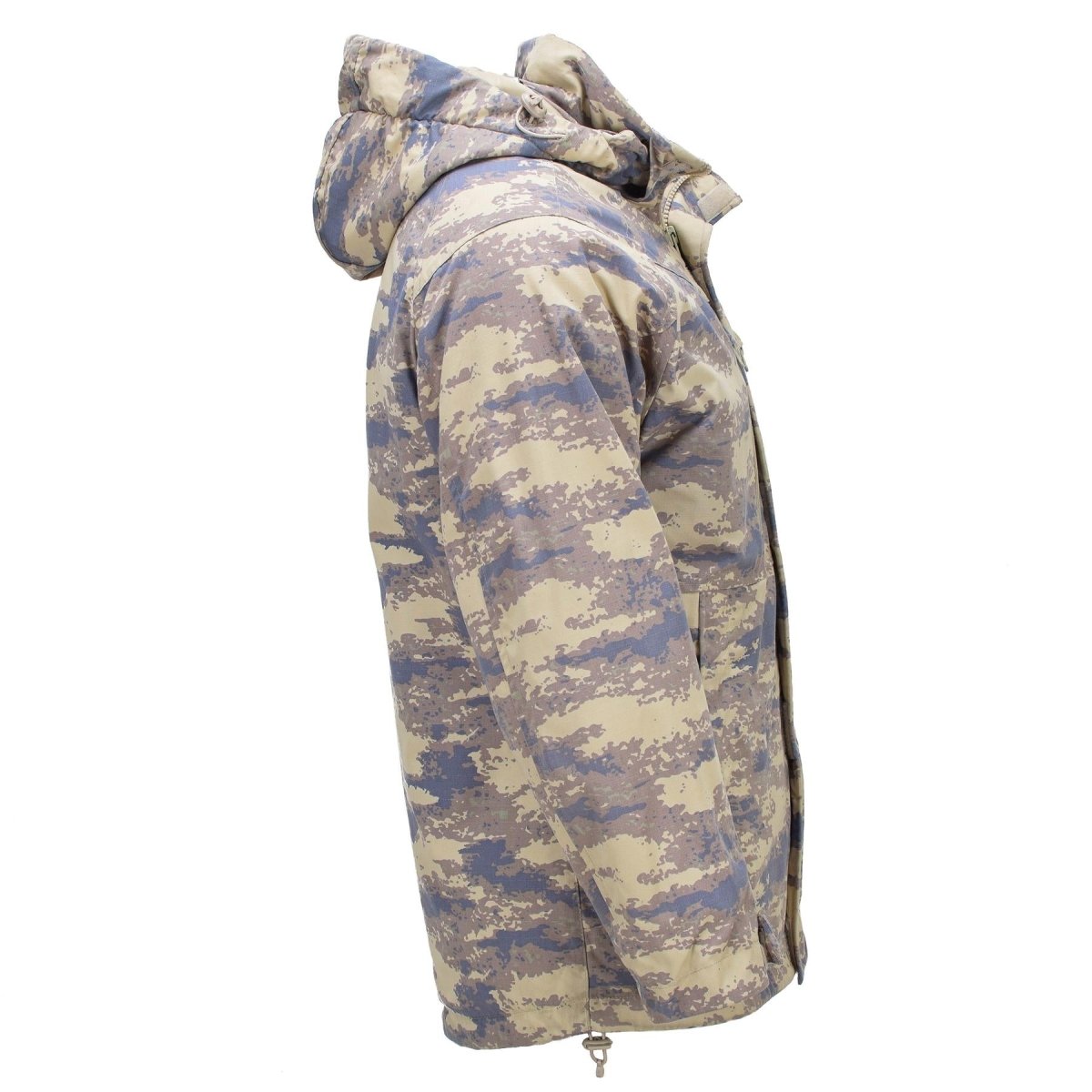 Oryginalna turecka parka wojskowa polowa Rip Stop z pikowaną podszewką M2018 Camo