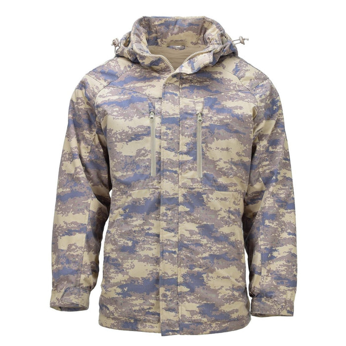 Oryginalna turecka parka wojskowa z pikowaną podszewką Rip Stop M2018 Camo - GoMilitar