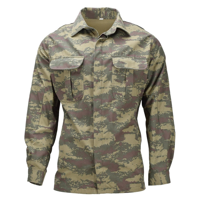 Oryginalna turecka koszula wojskowa polowa odporna na zarysowania RipStop M2008 Camo - GoMilitar