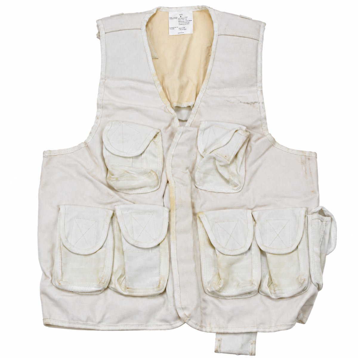 Oryginalna turecka kamizelka taktyczna wojskowa Multi Pouch Field Utility biała