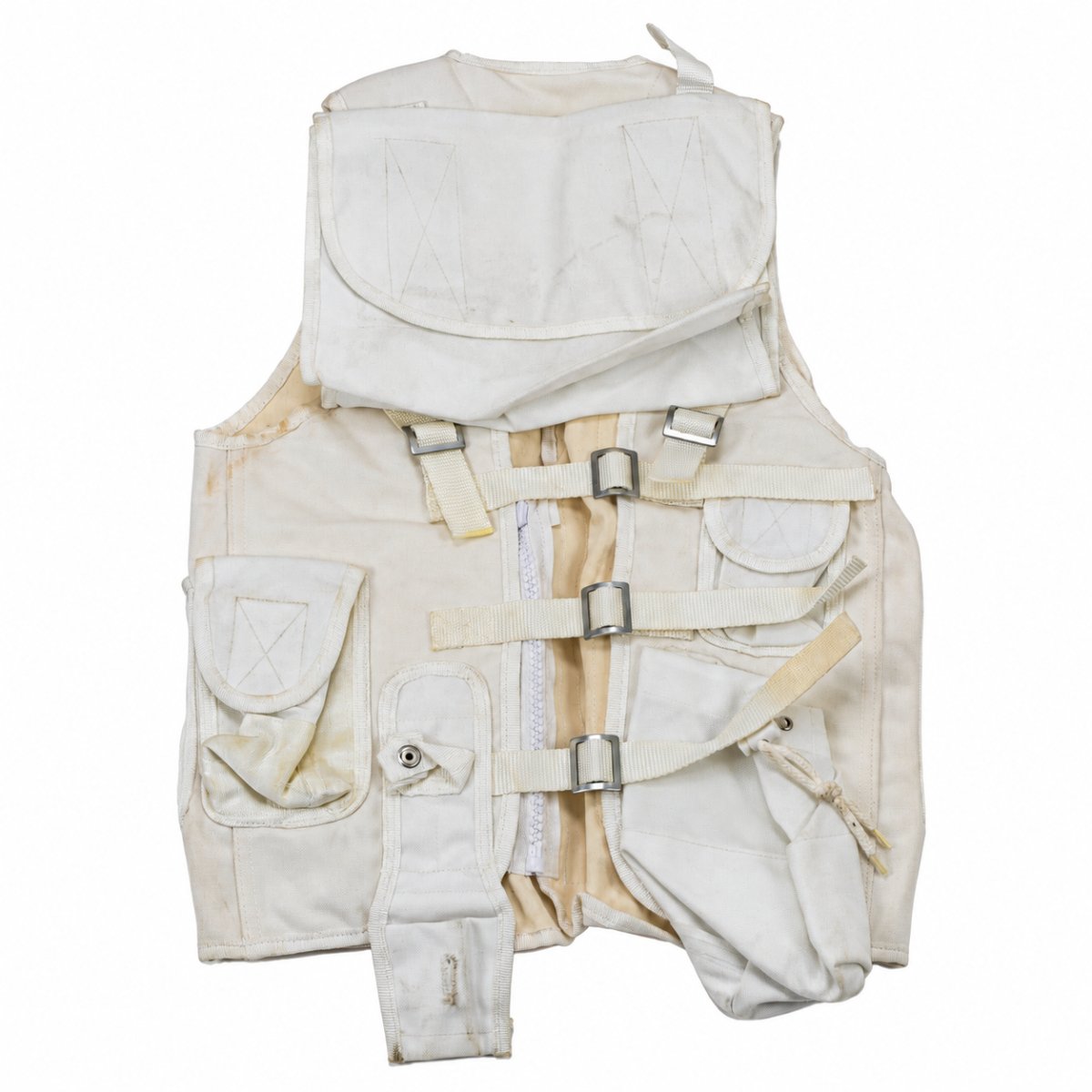 Oryginalna turecka kamizelka taktyczna wojskowa Multi Pouch Field Utility biała