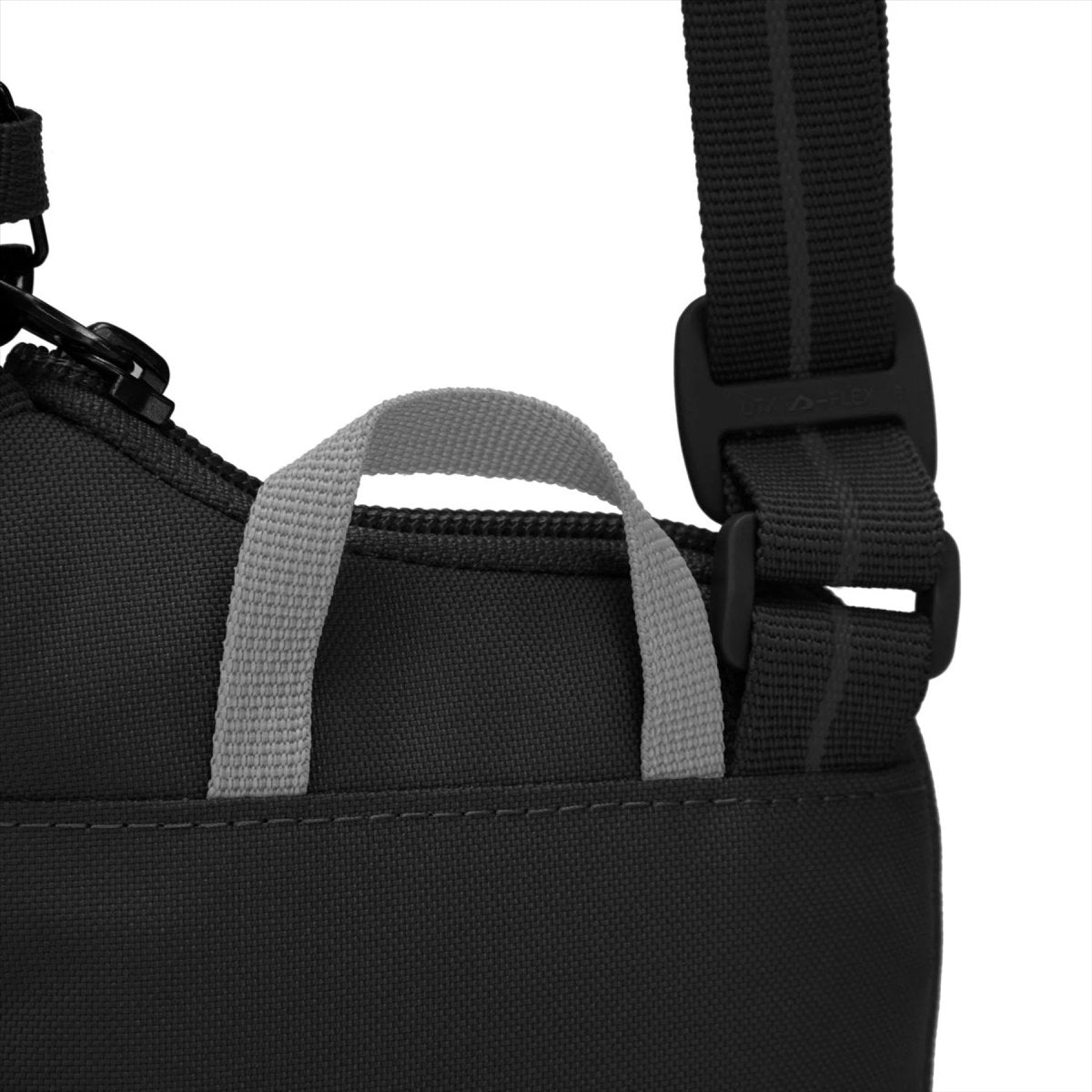 Torba na ramię Pacsafe GO Anti Theft Tech 0,2L z blokadą RFID, odporna na przecięcia, czarna