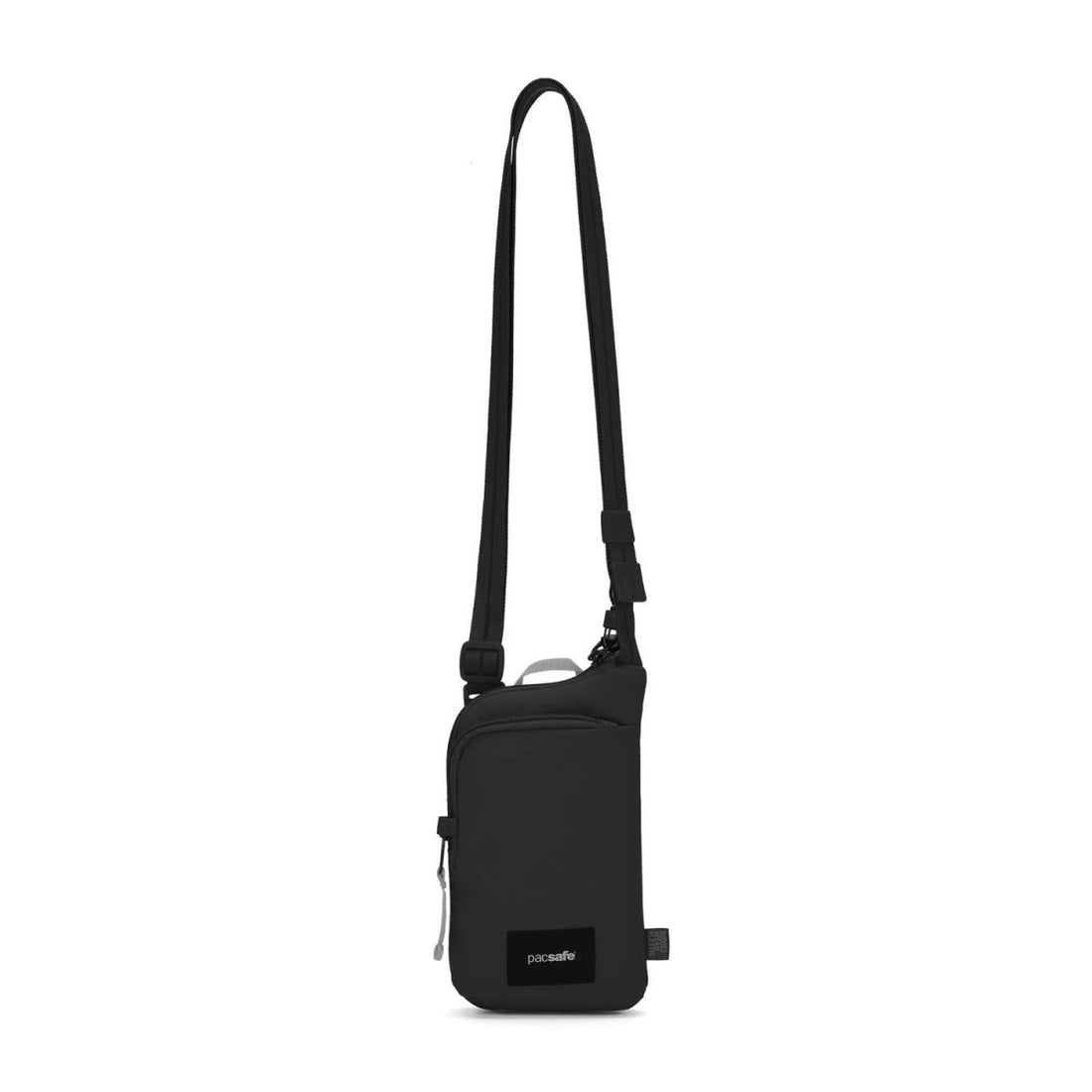 Torba na ramię Pacsafe GO Anti Theft Tech 0,2L z blokadą RFID, odporna na przecięcia, czarna