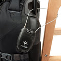 Pacsafe Retractasafe 250 Zwijana blokada kablowa z 4 tarczami Drut ze stali nierdzewnej