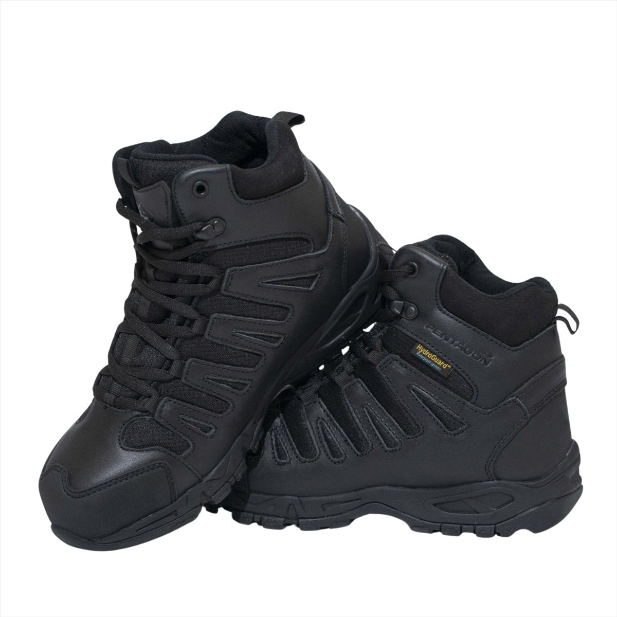 Buty taktyczne PENTAGON Achilles XTR 6 Skóra o wysokiej gęstości Wodoodporna czarna