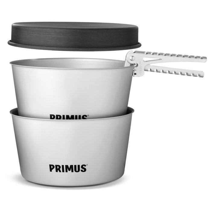 Zestaw garnków Primus Essential 2,3 l, lekki aluminiowy zestaw do gotowania na kempingu z powłoką nieprzywierającą - GoMilitar