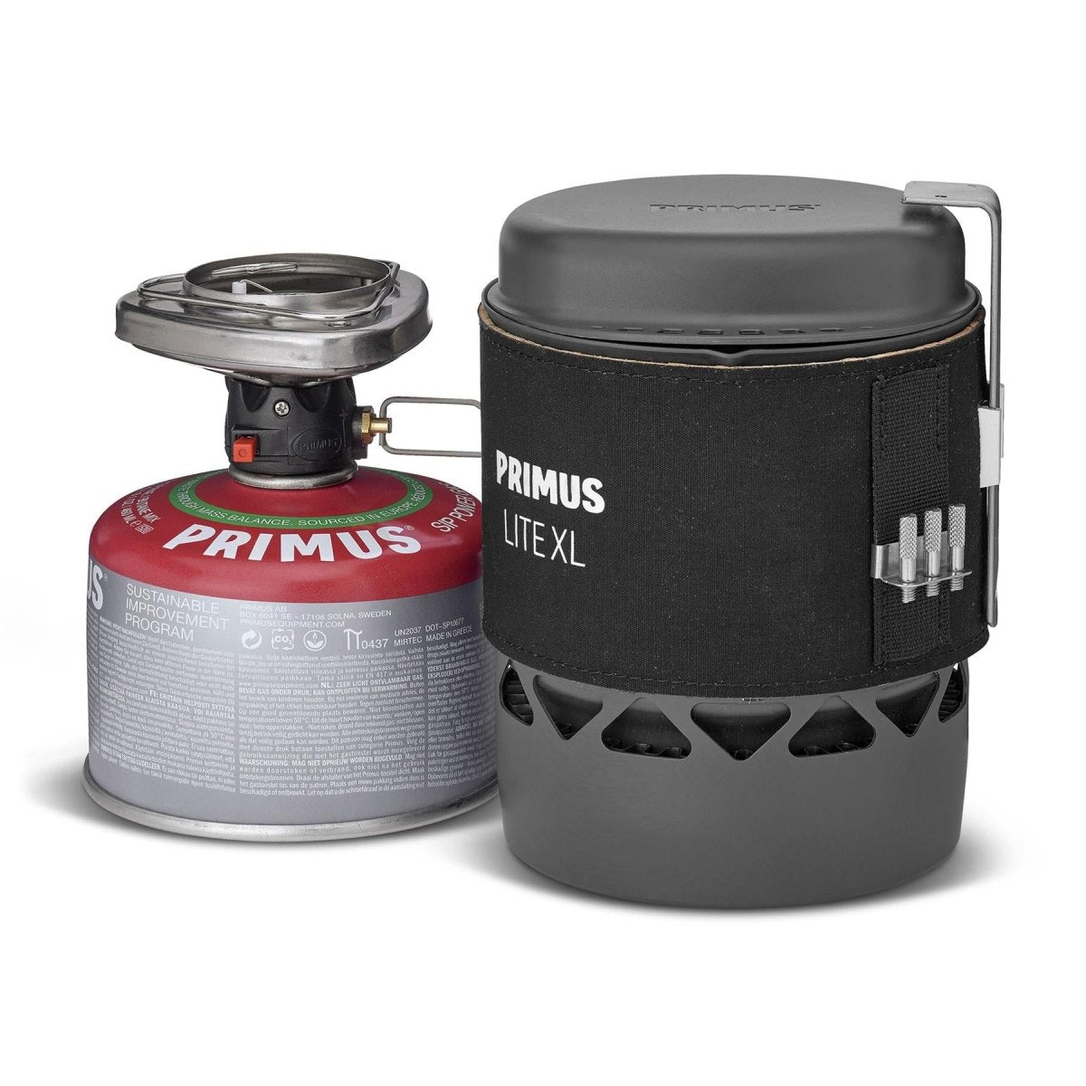 Primus Lite XL Gotowanie zestawu 1L Burner Burner Lekki kemping grzejnik pokarmowy