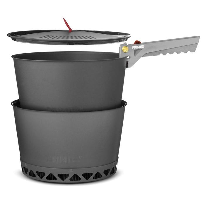 Zestaw garnków Primus PrimeTech 2,3 l, lekki, aluminiowy zestaw kuchenny z powłoką nieprzywierającą - GoMilitar