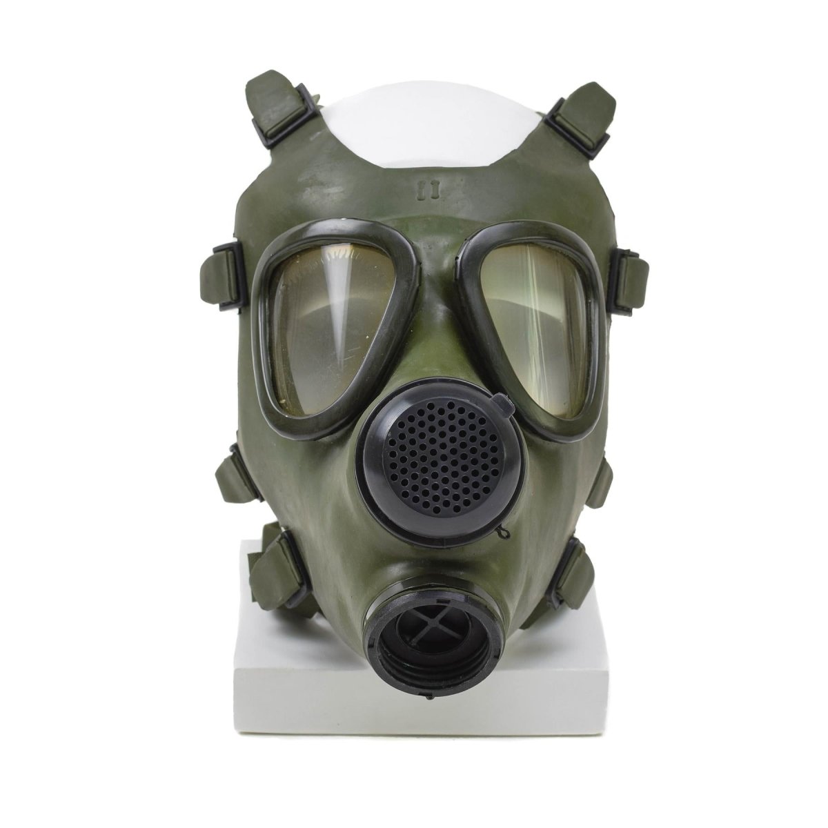 Rumuńska maska ​​gazowa M74 pełna twarz NBC Respirator Vintage Olive Wojska nadwyżka wojskowa