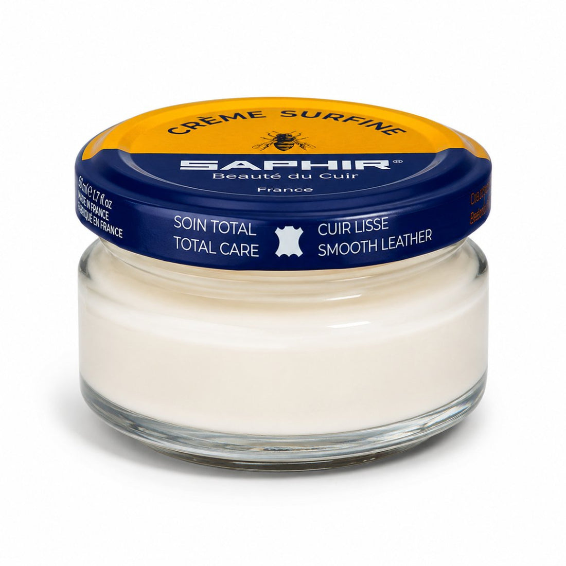 Saphir Creme Surfine Skórzany krem do pielęgnacji obuwia Gładka skóra 50 ml Neutralny
