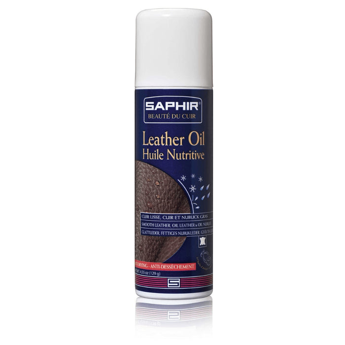 Saphir Leather Oil Leather Conditioner and Softener 125ml Neutral - GoMilitar