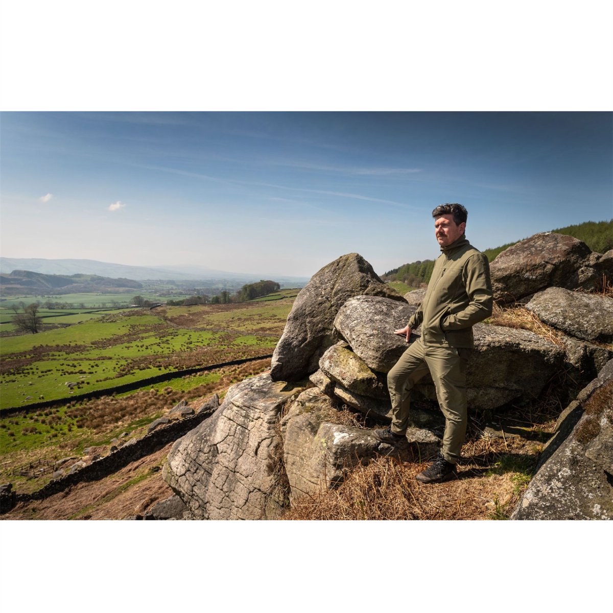 Kurtka Softshell Snugpak Cyclone Oddychająca, wodoodporna, outdoorowa w kolorze oliwkowym