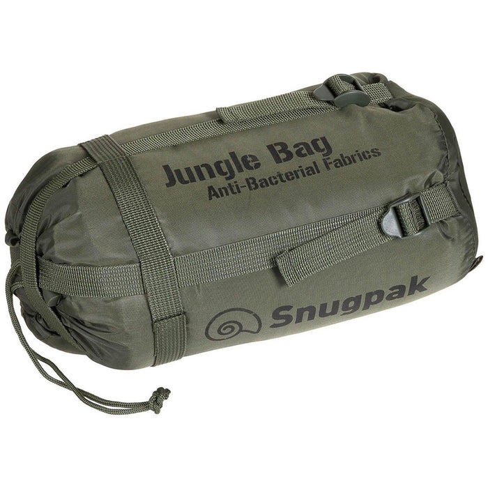 Śpiwór Snugpak 220cm Zintegrowany worek kompresyjny z moskitierą Oliwkowy - GoMilitar