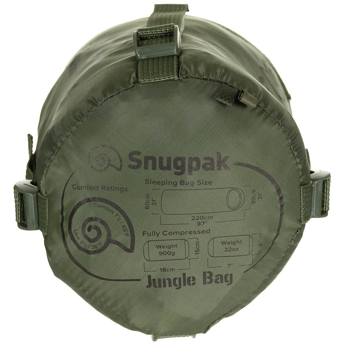 Snugpak śpiwór 220 cm zintegrowany komar