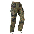 TACGEAR Markowe spodnie bojowe typu cargo w stylu armii niemieckiej, flecktarn camo ripstop