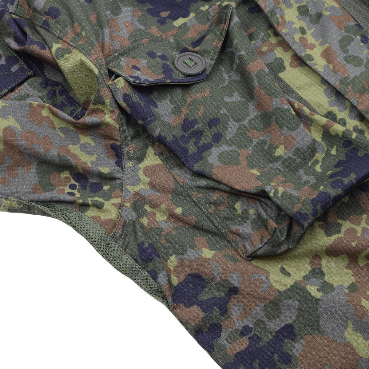 Marka tacgear niemiecka wojskowa kurtka polowa commando żołnierze flecktarn camo
