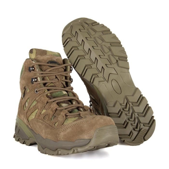 Buty Teesar SQUAD MULTICAM zapinane z boku na zamek, buty kempingowe, turystyczne, trekkingowe, obuwie bojowe - GoMilitar