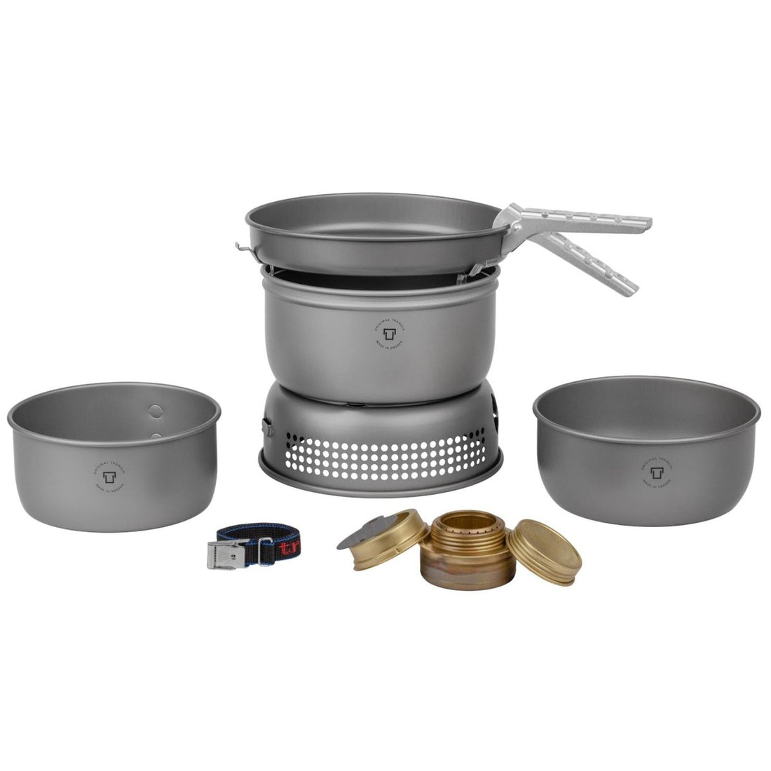 Zestaw Pali Burnera Trangia Set z anodowanym aluminiowym kempingiem na zewnątrz