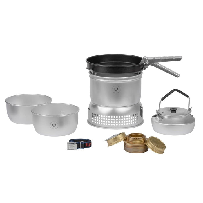 Aluminiowy ultralekki zestaw kuchenny Trangia z palnikiem do gotowania w podróży z plecakiem - GoMilitar