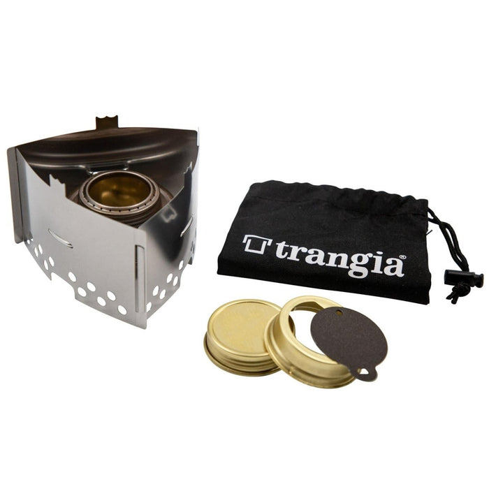 Trangia mini kompaktowy, ultralekki przenośny zestaw piecowy Burnet do wędrówek na świeżym powietrzu - GoMilitar