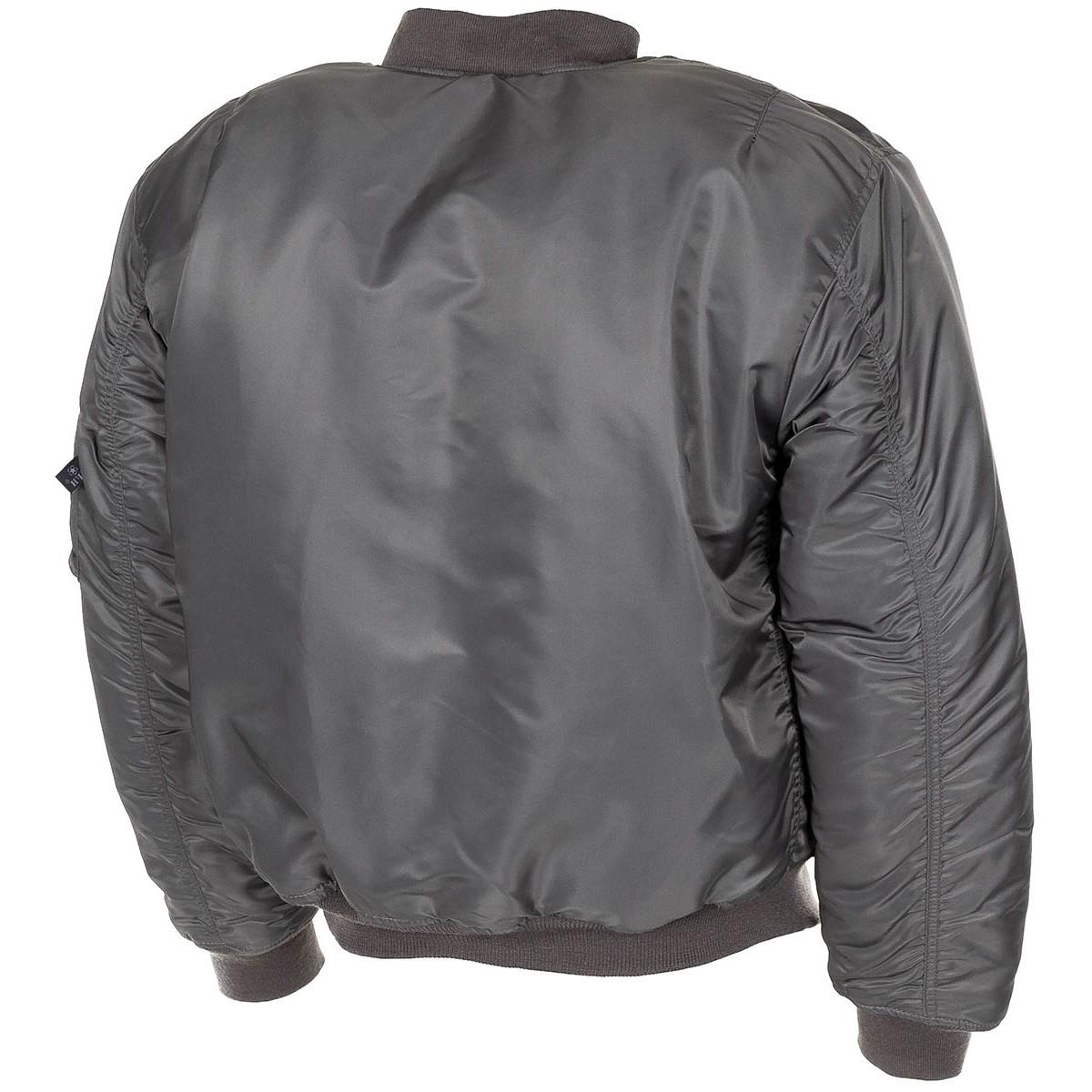 Kurtka w stylu armii amerykańskiej MA1 Air Forces Troops Bomber Urban Grey Windproof Puffer