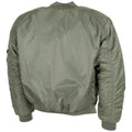 Styl wojskowy USA MA1 Bomber Jacket Air Force Troops WindProof Winted Olive
