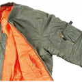 Styl wojskowy USA MA1 Bomber Jacket Air Force Troops WindProof Winted Olive