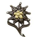 Oryginalny niemiecka armia oddziałów górskich oddziałów insygnia cape cockade edelweiss