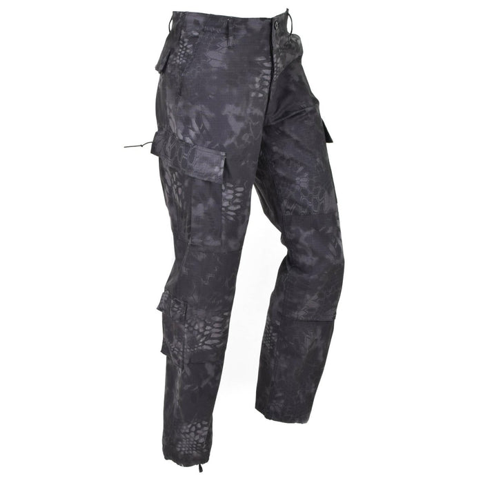 Mil-Tec Brand U.S. Wojskowe spodnie mandra night acu ripstop w stylu wojskowym, wygodne i funkcjonalne spodnie cargo